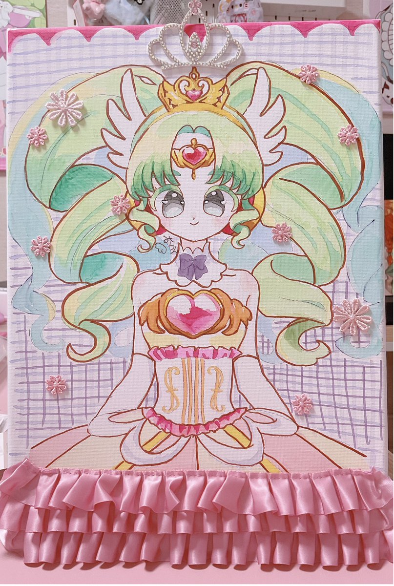 アナログでファルルちゃん描きました🪽💕 #プリパラ #pripara