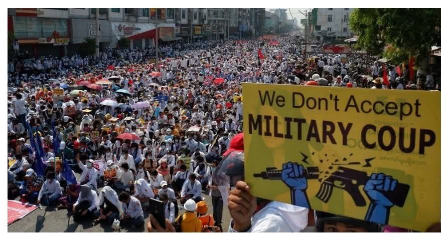 kkn9927's tweet photo. Five years after #Myanmar’s military coup, the people still suffer under a fraudulent election and brutal rule.
Justice denied, voices silenced, and the #Rohingya genocide continues.
The world must not stay silent.
#RejectCoup #FraudElection #Myanmar #RohingyaGenocide https://t.co/TcMm8GnGHR