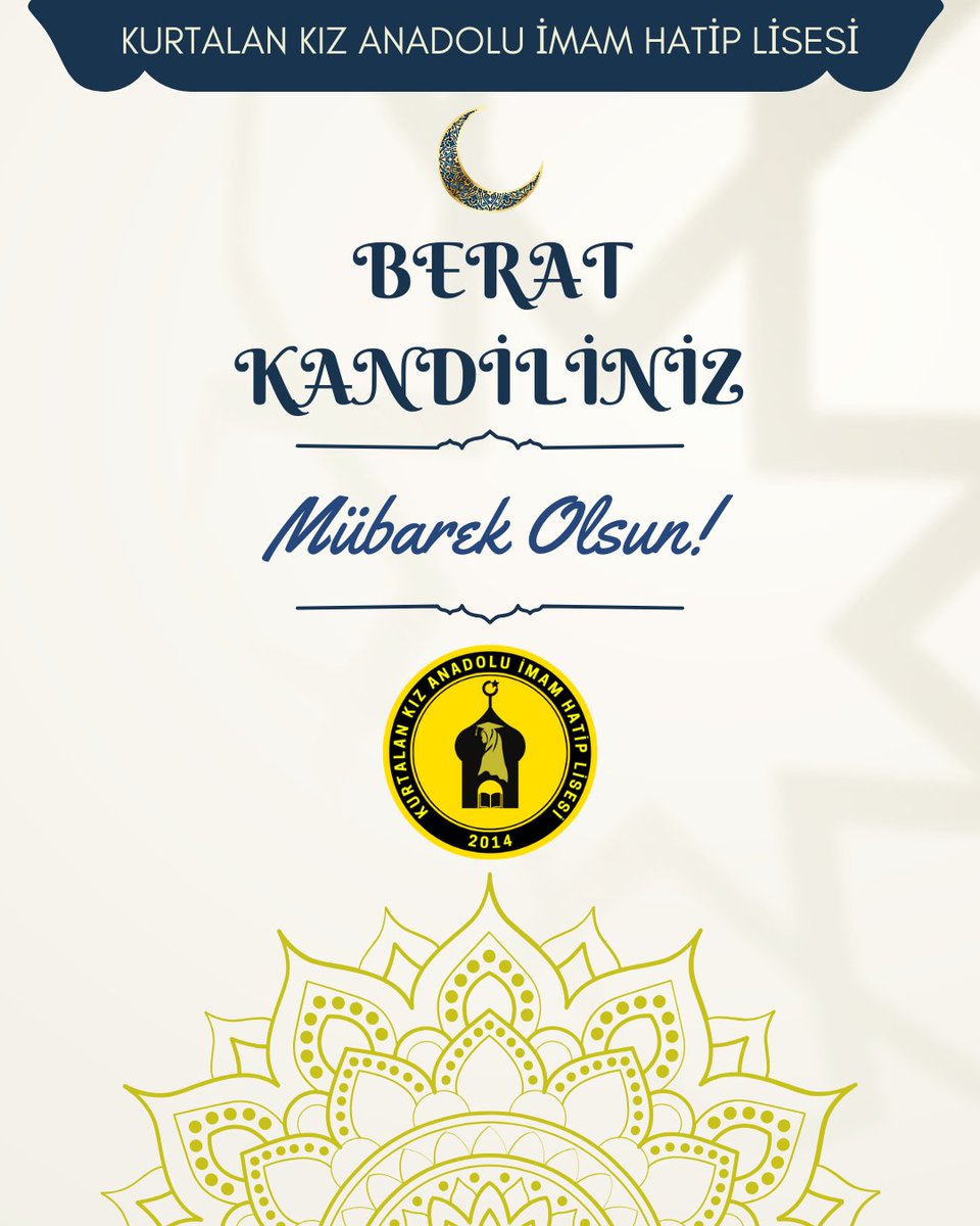 Berat Kandili’nin; affın, rahmetin ve manevi huzurun gönüllerimize dolmasına vesile olmasını diliyoruz. Bu mübarek gecenin birlik ve beraberliğimizi güçlendirmesini, ülkemize ve tüm insanlığa hayırlar getirmesini temenni ederiz.
<a href="/mem_siirt/">Siirt İl Millî Eğitim Müdürlüğü</a> <a href="/KrtlnKymkmlk/">KurtalanKaymakamlığı</a> <a href="/KurtalanMem/">Kurtalan İlçe Milli Eğitim Müdürlüğü</a> <a href="/faypol56/">Faysal POLAT</a>