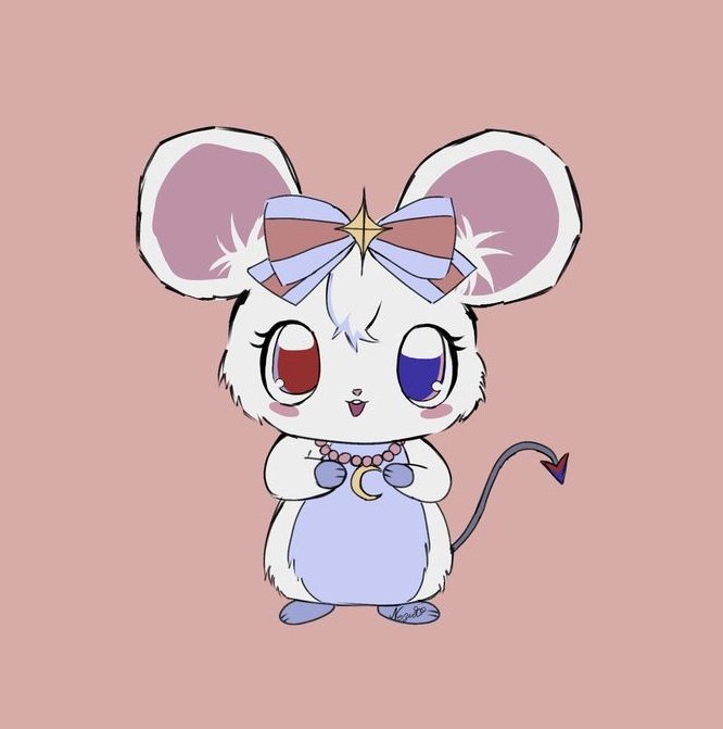 Nezu_lunette's tweet photo. Me if I was a jewel pet!! I love that show and I'm rewatching it with my friends!
#jewelpets #digitalart 
#vtuber https://t.co/cNuFXHuCLw