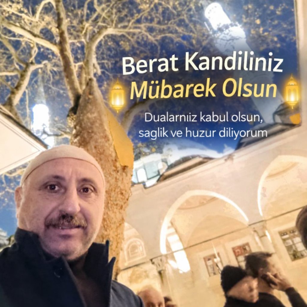 Berat Kandiliniz mübarek olsun. Rabbim sevdiklerinizle birlikte nice hayırlı kandillere eriştirsin.