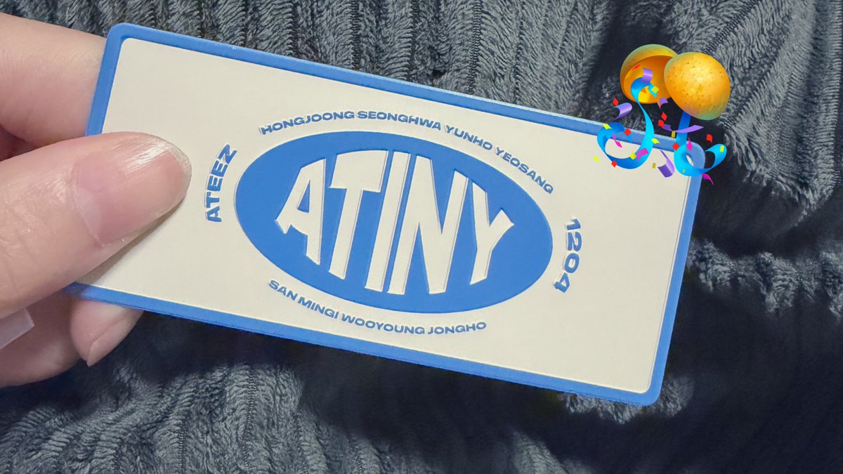 アチズ初更新特典届いた~( ⦿ᴗ⦿)‼︎ 大好きなプレート🫶 見て