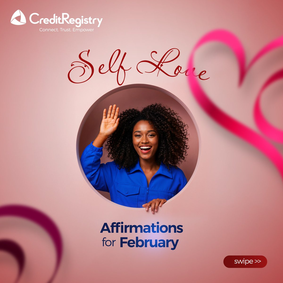 CreditRegistry_'s tweet photo. Say this affirmations and mean it
Self love should begin from your SMARTScore this year.
#SelfLoveAffirmations#LoveSeason #LoveYourFuture #MoneyMindset https://t.co/9RT78Peadu