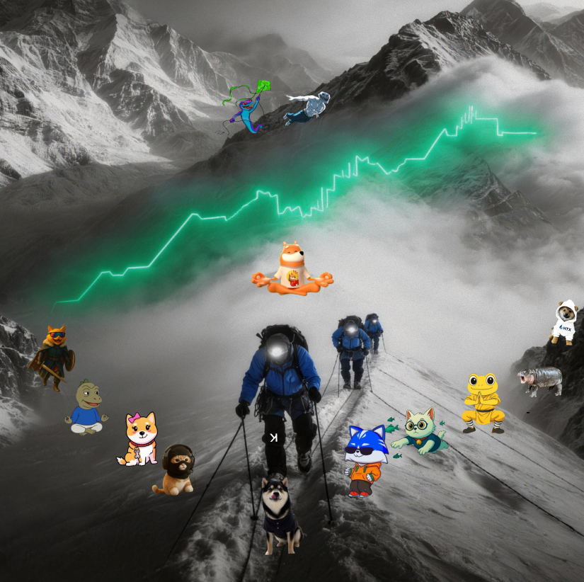 STRONG HANDS! 🙌🙌
One crypto climbing to the top?