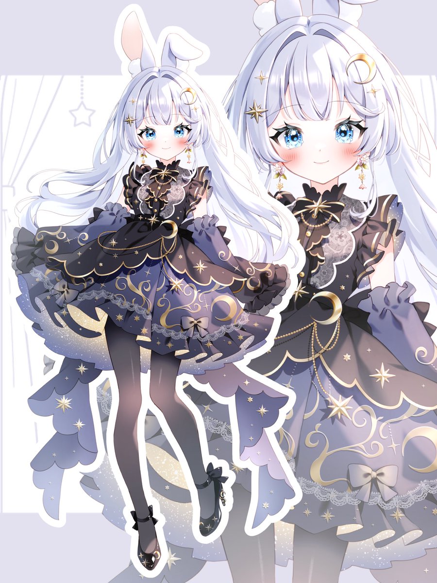 【お仕事】ライブナウ所属、華月璢兎様のお姿を担当させていただきました！🐇🌙