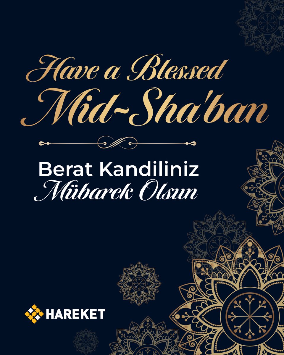 May your Mid-Sha’ban be filled with peace, blessings, and harmony. 🌙
-
Berat Kandiliniz mübarek olsun. 🌙