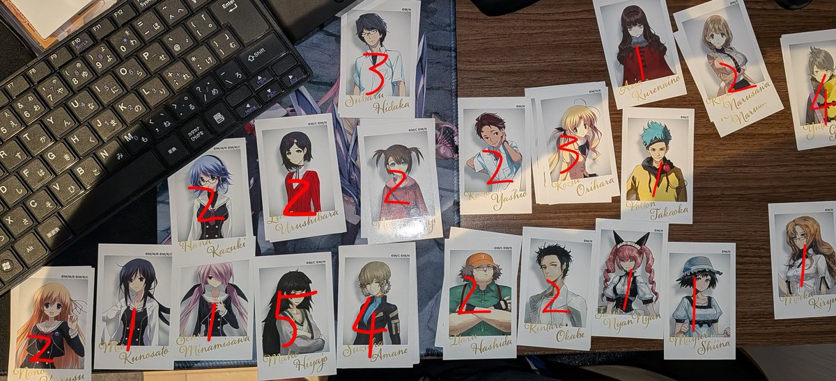 チェキ風カード2枚セット 科学ASP チェキ風カード