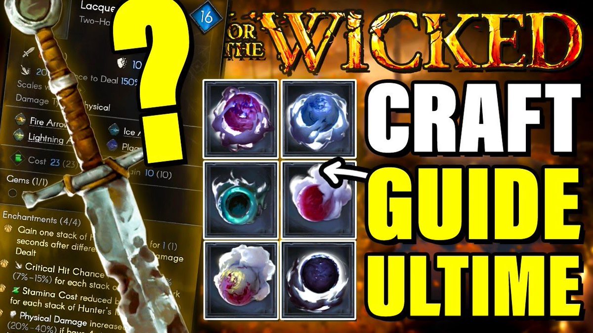 ribozome's tweet image. J'ai créé le guide ultime du craft de No Rest for the Wicked 🙏 

Ici 👉 youtu.be/BTnBLcaPe3U?si…

#nrftw #norestforthewicked #soulslike #arpg #moonstudio