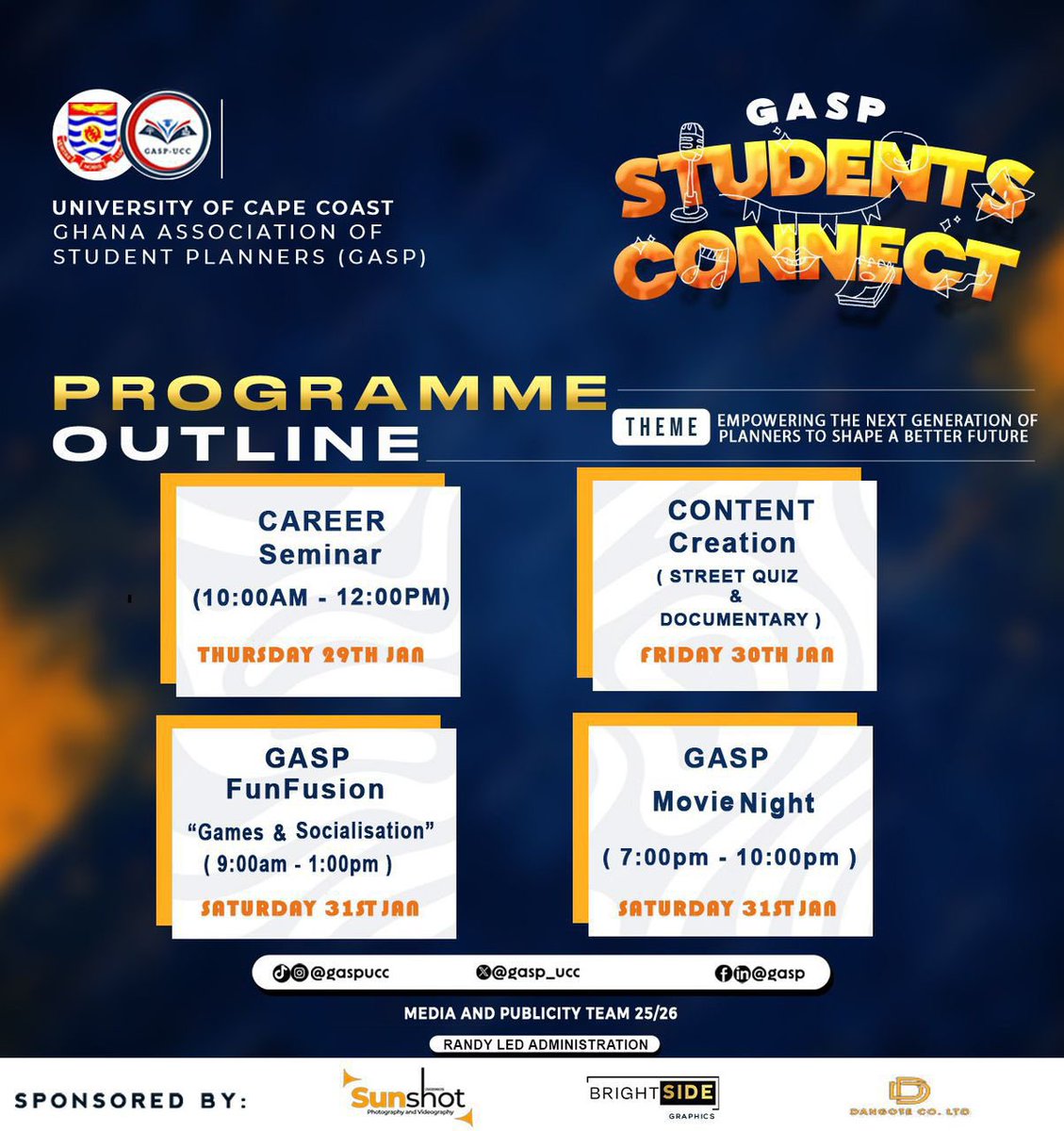 Ghana Association of Student Planners tweet media
