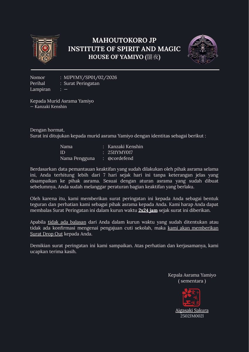 𝐘𝐀𝐌𝐈𝐘𝐎 – 闇夜 tweet media