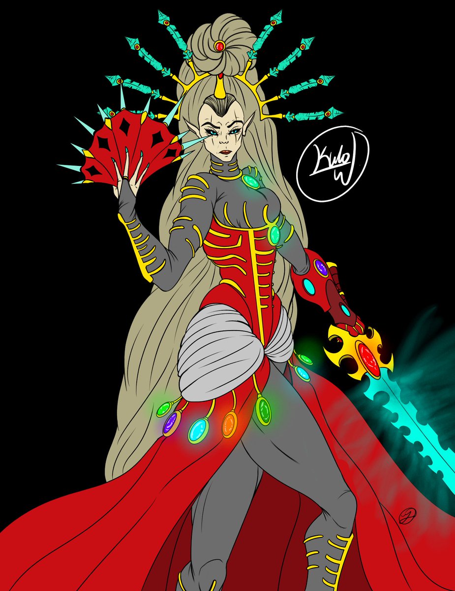 Kulo_lock's tweet image. Finally drew the Queen herself