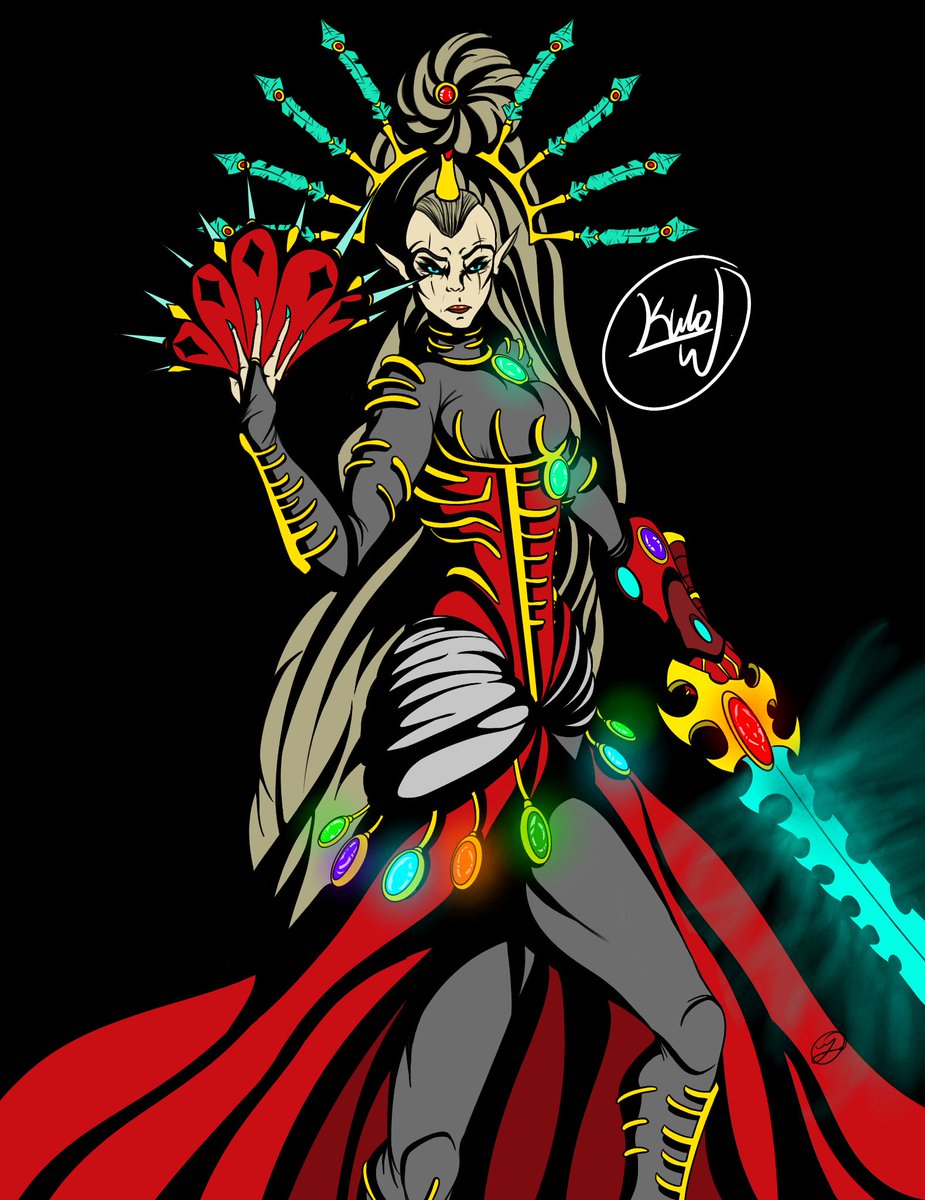 Kulo_lock's tweet image. Finally drew the Queen herself