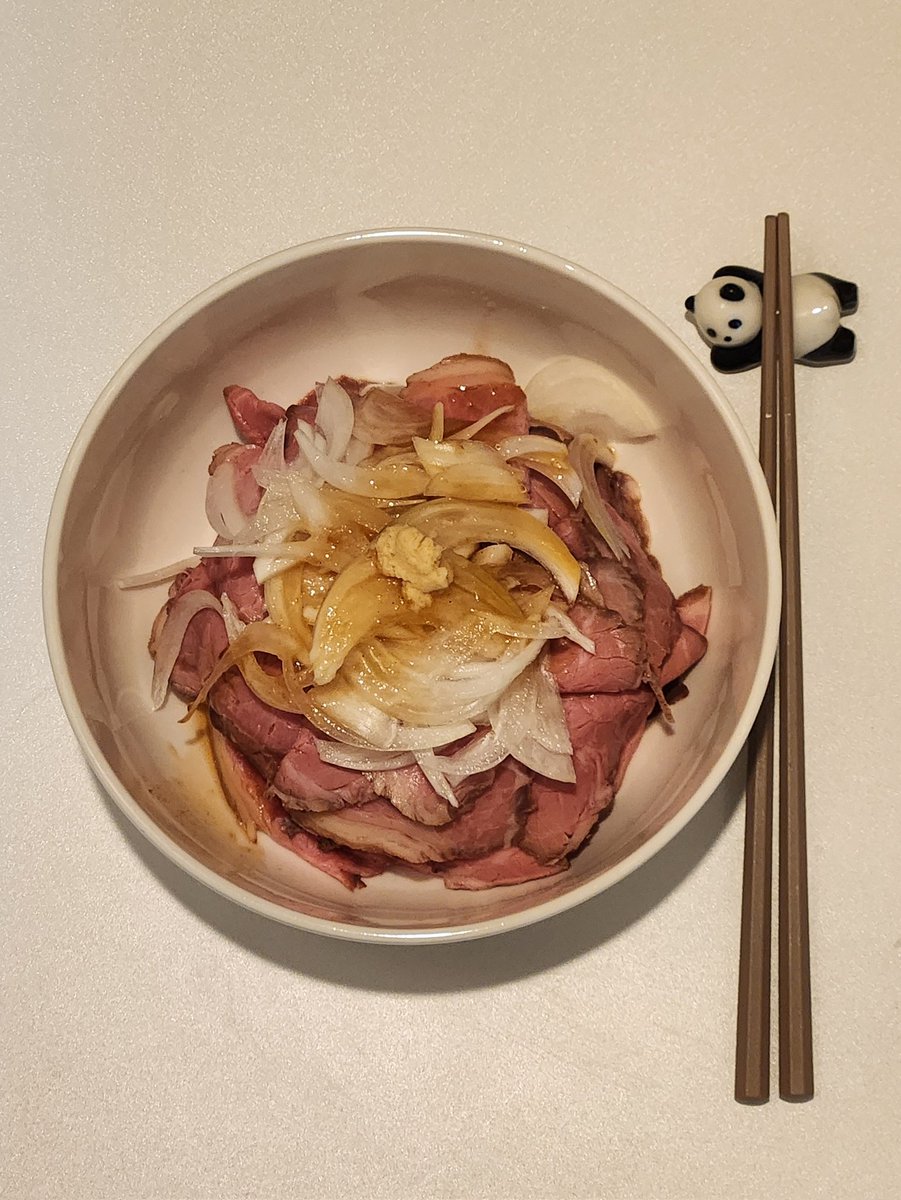 #쿠우밥
내가 만든 로스트비프동