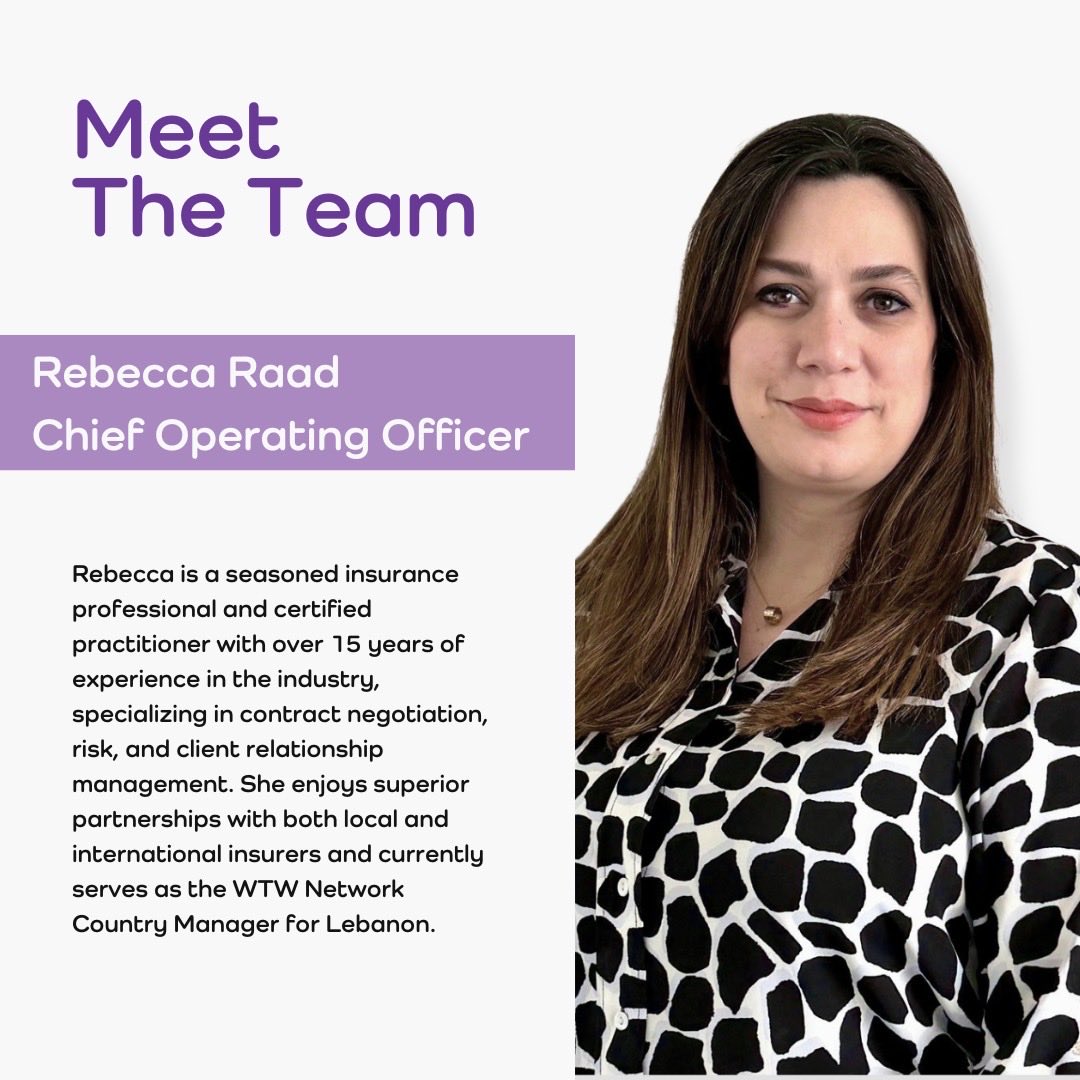 mericsinsurance's tweet image. Experience meets excellence. ✨ Our COO Rebecca Raad brings over 15 years of industry-leading expertise in risk and contract negotiation to the MERICS team. Your security is in the most capable hands.
#RiskManagement #InsuranceExpertise #MeetTheTeam #MERICS