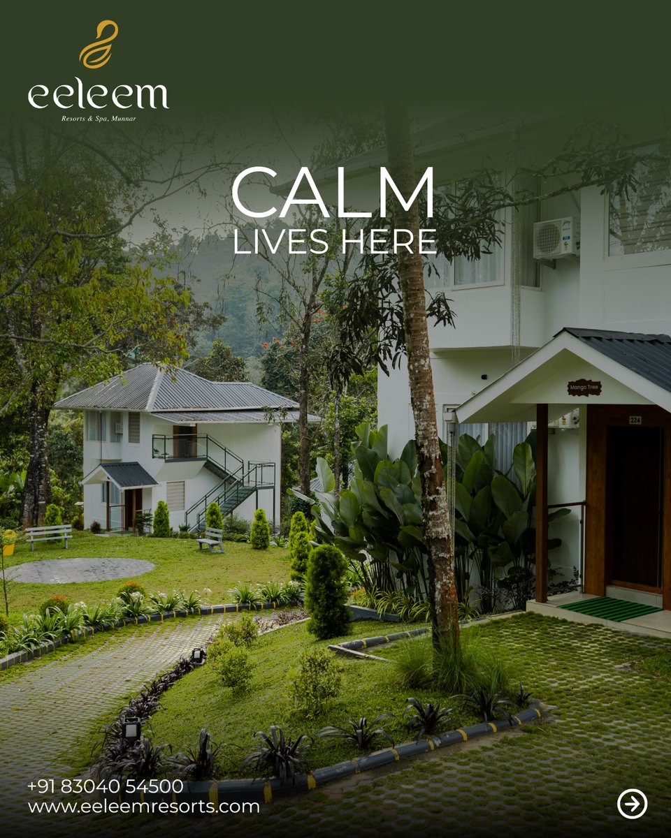 eeleemmunnar's tweet image. Calm lives here… and it’s calling you. 🌿
Wake up to misty mornings, lush greenery, and moments that slow time itself

Eeleem Resorts and Spa
info@eeleemresorts.com
+91 83040 54500
eeleemresorts.com

#EeleemResortAndSpa #EeleemMunnar #MunnarResorts