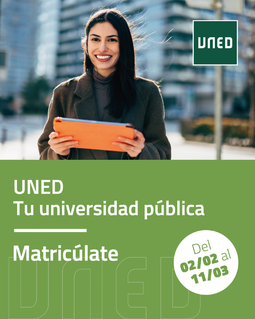 📚 La UNED abre el segundo periodo de matrícula de los estudios de Grado para el curso 2025/2026 hasta el 11 de marzo. 

👉 Lee la noticia completa aquí: uned.es/universidad/in…