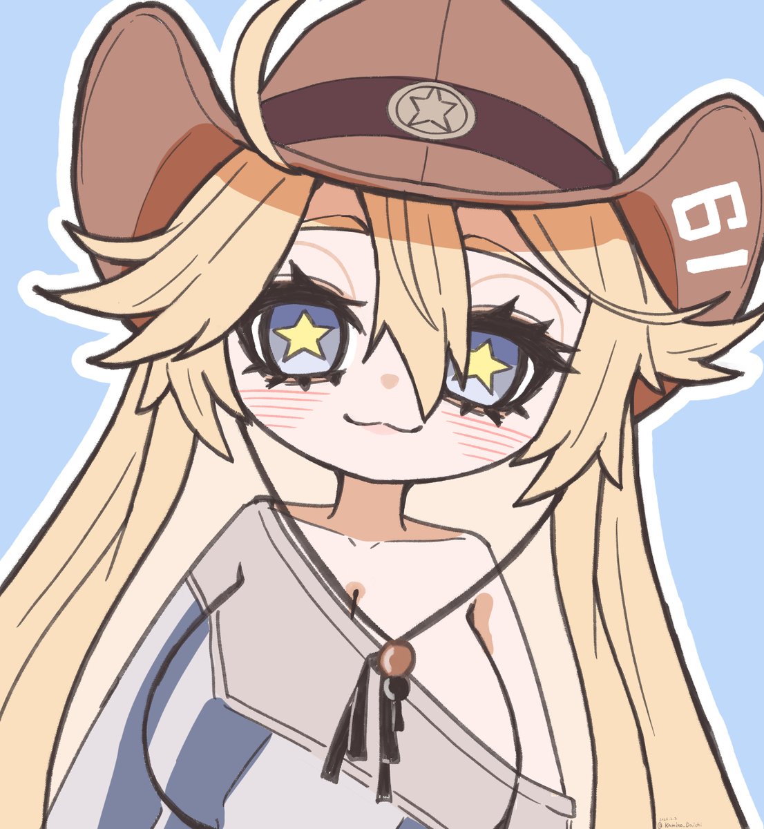 アイオワ(艦これ) 「せっつぶーん せっつぶーん」|大地のイラスト