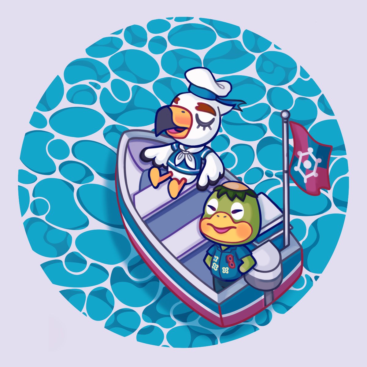 sailor buddies! 🫧 #acnh #animalcrossing