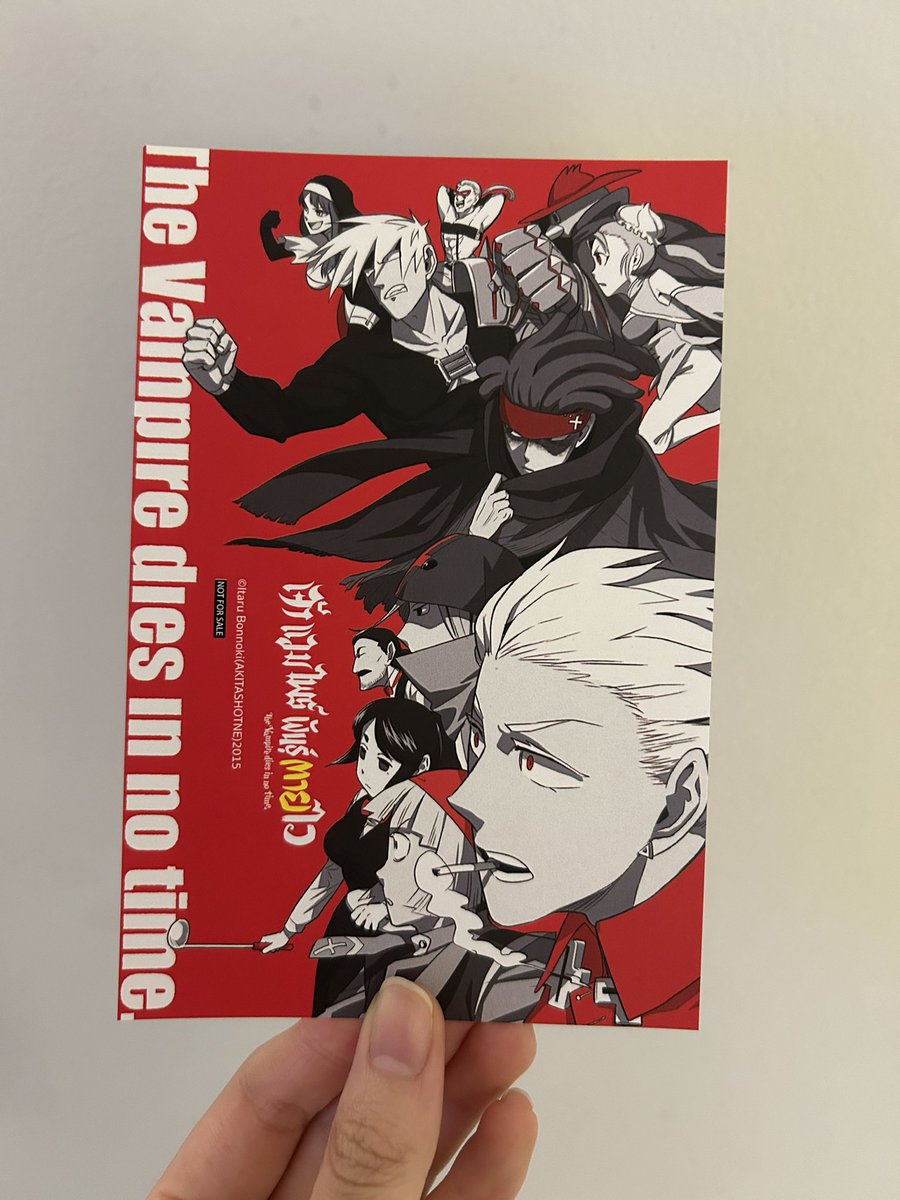 多分🇹🇭語版では7巻が最新刊のようで、特典ポストカードがついてた