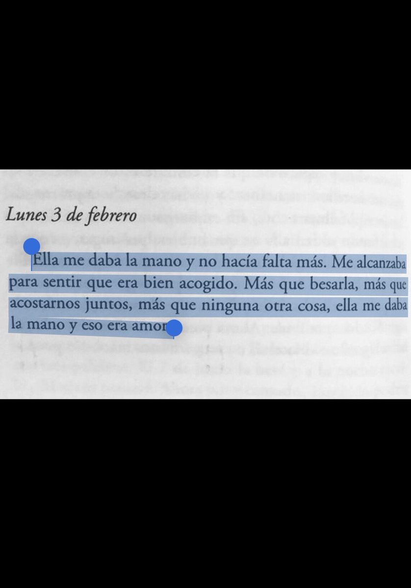 Cementedelibros's tweet photo. Lunes 2 de febrero para recordar a esa persona, que nos daba la mano y nos hacía sentir todo 🥺
En La tregua de Mario Benedetti.
¿Es la frase más importante que escribió Benedetti?
#cementeriodelibros https://t.co/BVEN42RWhe