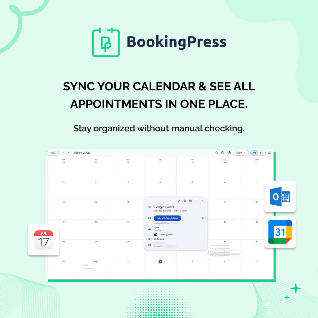 BookingPress Plugin tweet media