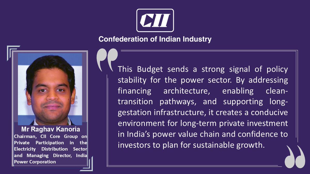 CII Energy Department tweet media