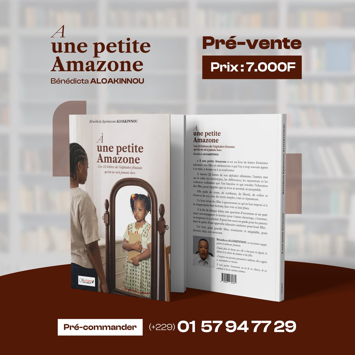 Quel accueil !
Près de 15 000 vues, 5 000+ likes, des commentaires, des appels…
Merci pour l’amour autour de À une petite Amazone.

📖 Le livre est en précommande pour un accès priorisé.
👉🏾 bit.ly/precommandeaun…

#AunePetiteAmazone #Livre