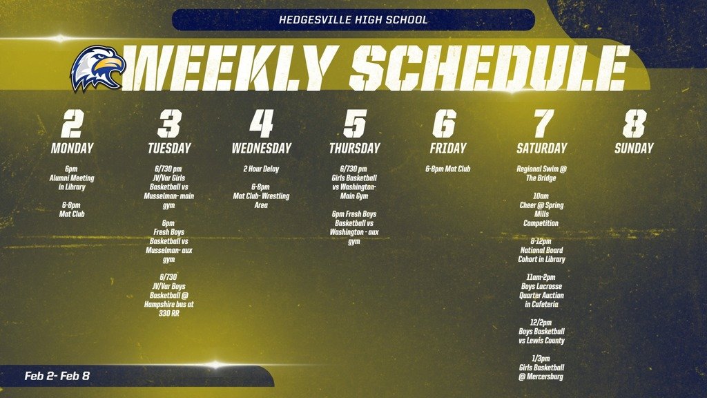 HHSathletics_'s tweet photo. Activities at HHS this Week! https://t.co/JUhXr6XmXk