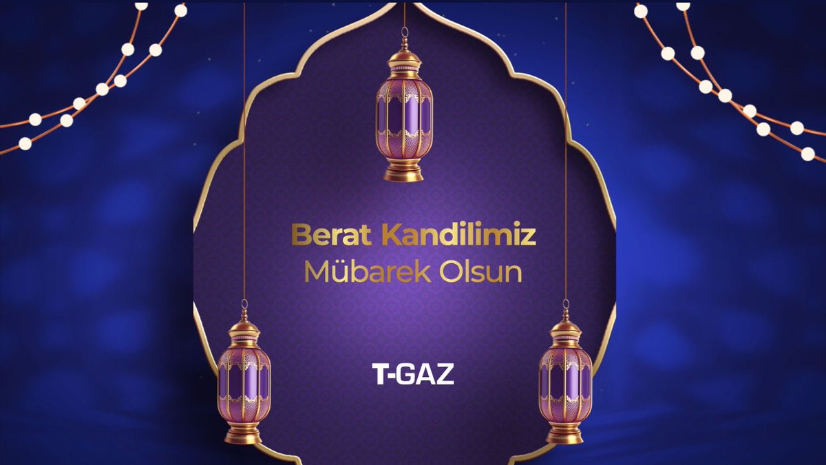 tgazdogalgaz's tweet photo. Berat Kandili’nin manevi ikliminin kalplerimizi arındırmasını, birlik ve beraberliğimizi güçlendirmesini diliyoruz.
Duaların kabul olduğu bu mübarek gecenin huzur, bereket ve esenliğe vesile olmasını temenni ederiz.
Berat Kandili’miz mübarek olsun. https://t.co/payKCayMg9
