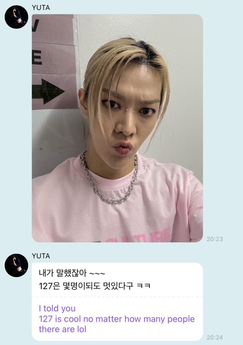 plumpytokki's tweet image. 인원수에 관계 없이 
127은 127이다
             -유타오빠-