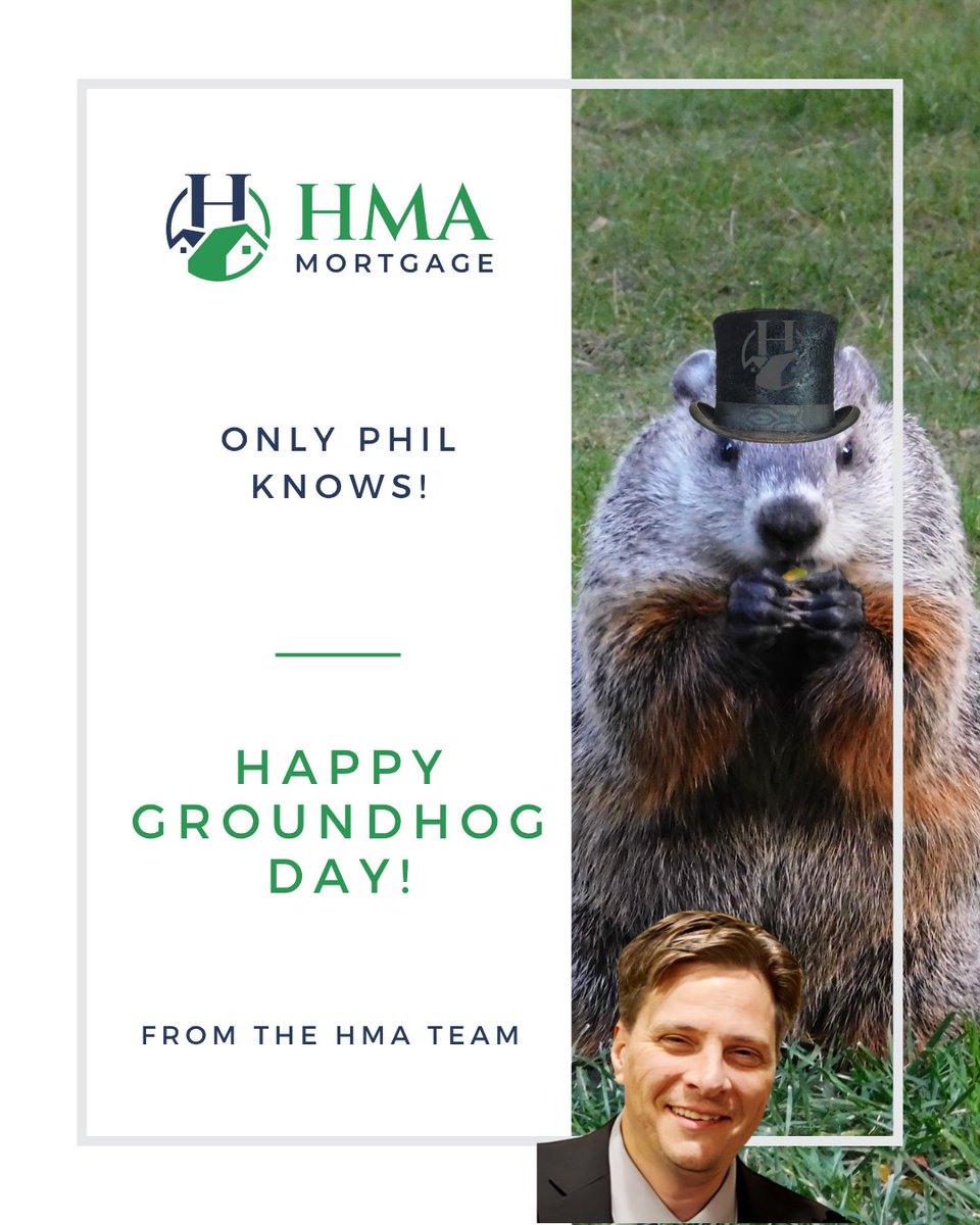 clbridge's tweet photo. Happy Groundhog Day! Will we get an early spring or more winter wonderland? Either way, let the shadow-watching fun begin! 🌤️ https://t.co/yb6WEGwaaZ #GroundhogDay #ShadowWatch #SpringOrWinter #mortgagepittsburgh #mortgage #newhome #loanofficer #homeloan #dreamhome #loan… https://t.co/SgZwn5N6d3