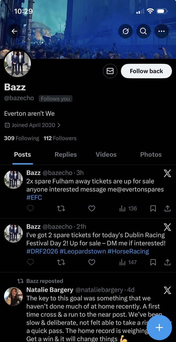 Hi guys 

Please RT as this lad has taken my money and now won’t respond 😞

I’m embarrassed  myself that I trusted someone on here and no tickets to Fulham either 

#EFC