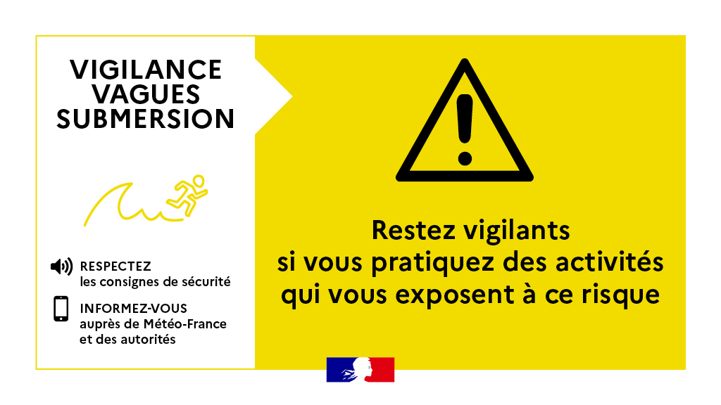 Image de Préfet du Finistère - #Météo | 🟡 Passage en vigilance jaune vagues-submersion et maintien de la vigilance jaune crues sur