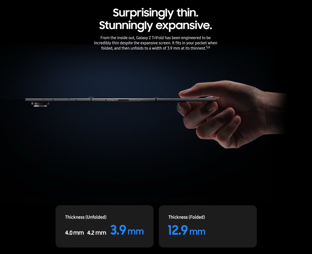 SupplyNinja's tweet photo. LIVE! 🚀 The first ever Galaxy Z TriFold is now available for purchase!

Buy the 3-screen sensation at Samsung:
https://t.co/sWGByZFlFN https://t.co/af8QjIa4mr