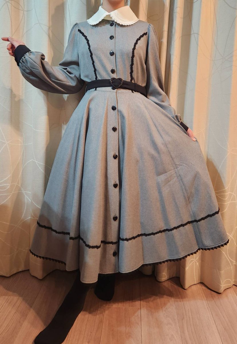 Innocent Worldのハートボタン長袖ワンピースを受け取りに行きました