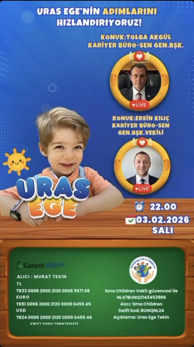 03.02.2026 Salı günü saat 22:00. Bütün üyelerimizi canlı yayınımıza bekliyoruz.