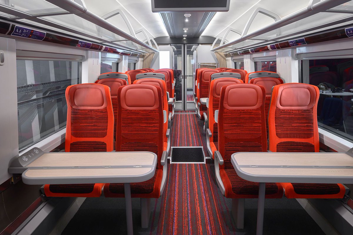 PolitlcsUK's tweet image. 🚨 NEW: The first new Great British Railway trains have been announced 

10 “Serenza” Class 897 trains will be introduced to the East Coast Mainline in the coming years