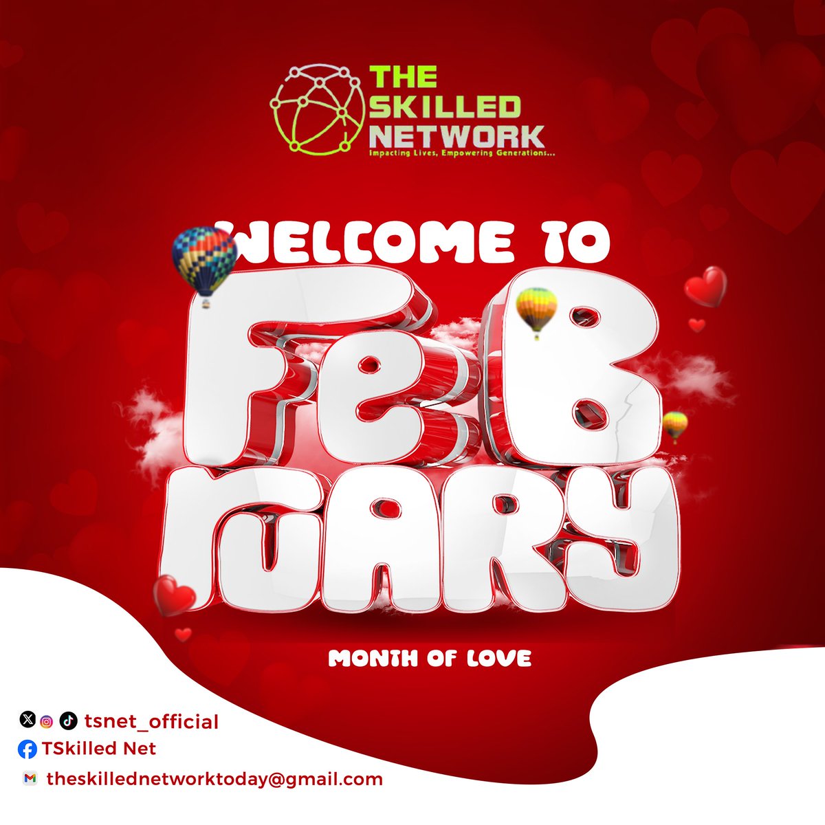 Welcome to February, the month of Love ❤️ 
May the Love in this month be manifested in our daily lives.
#HappyNewMonth
#Lovemonth
Happy New Month
_From TSN_
©️_Powered by TSN Media Team_