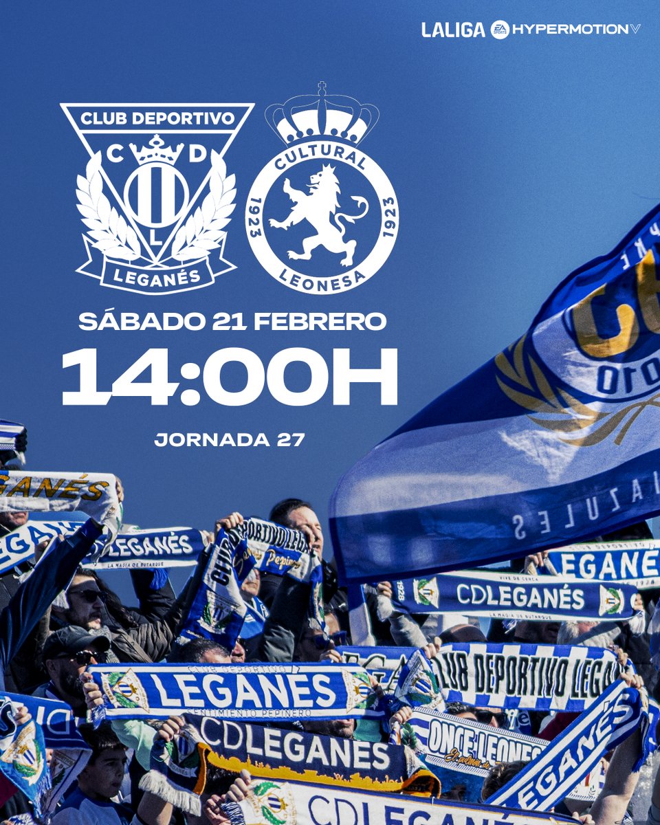 📅✅ Horario confirmado para el #LeganésCultural en el <a href="/ontimebutarque/">Estadio Ontime Butarque</a>.