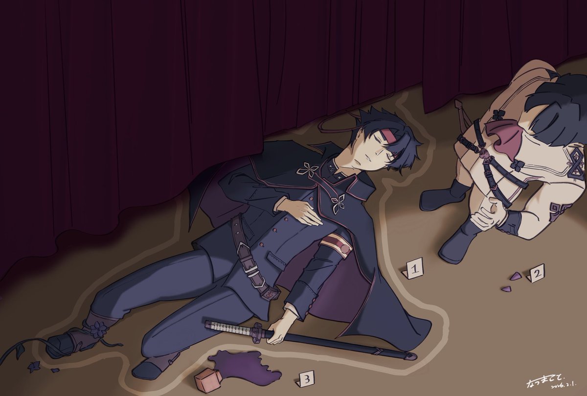 『舞台上不能有兩個同名的存在』
#大逆転裁判 #tgaa