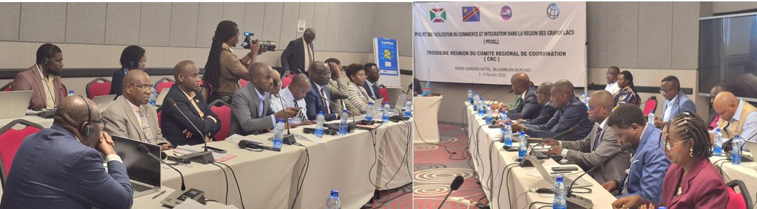 Lors du Lancement de la 3ème réunion du Comité Régional de Coordination(CRC) du <a href="/PfciglBurundi/">PFCIGL- BURUNDI.</a>, la Secrétaire Permanente au <a href="/MinCommerce/">Ministère Ressources Minières,Industrie&Tourisme</a> a indiqué que la rencontre analysera notamment l'état d'avancement de la mise en œuvre du <a href="/PfciglBurundi/">PFCIGL- BURUNDI.</a>.