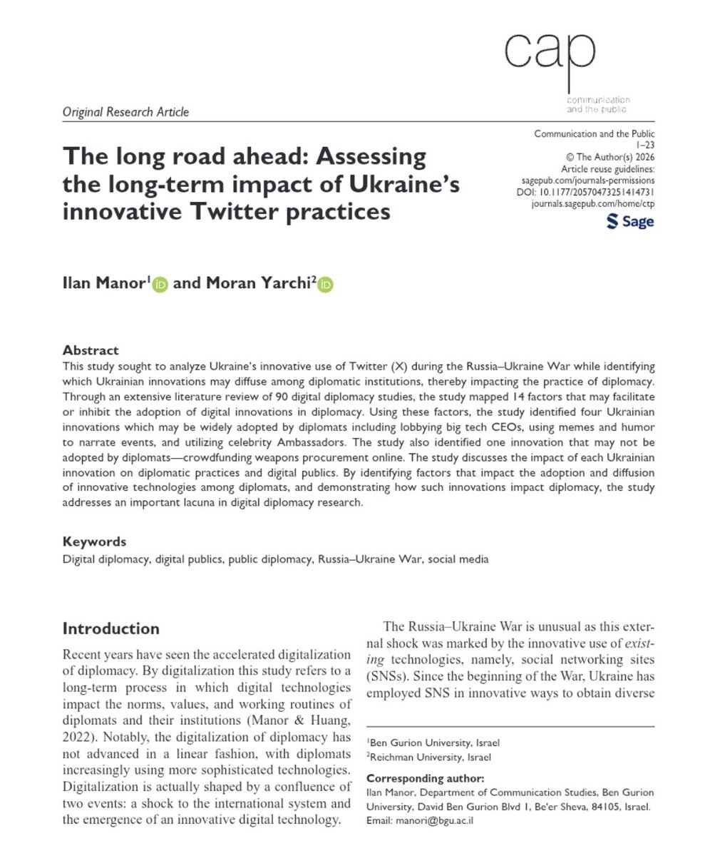 Dr. Ilan Manor tweet media