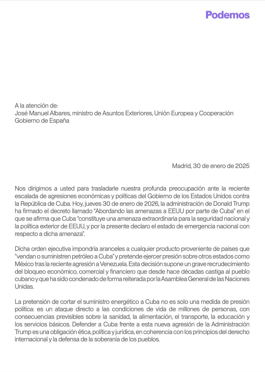 Irene Montero tweet media