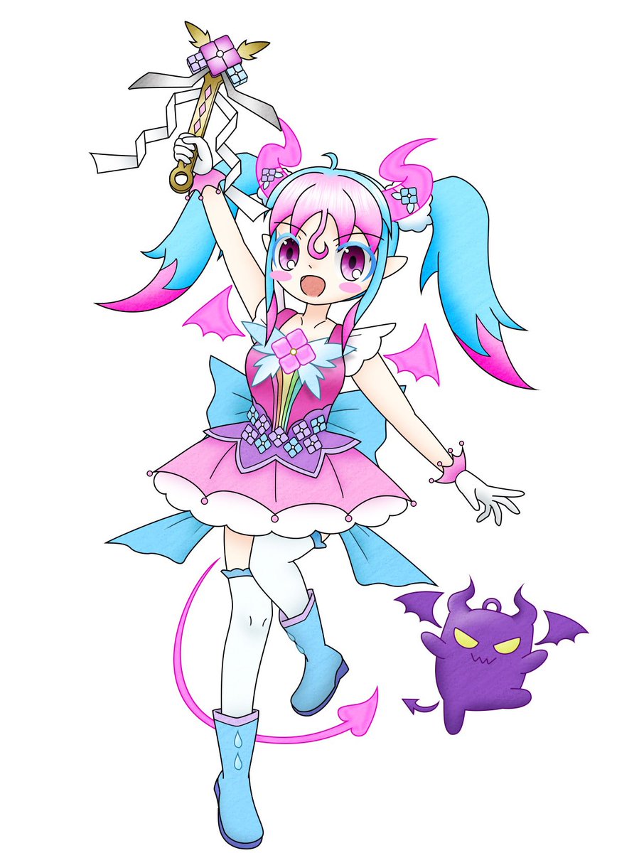 ツインテールの日でしたか
うちの子ではかなりレアです 