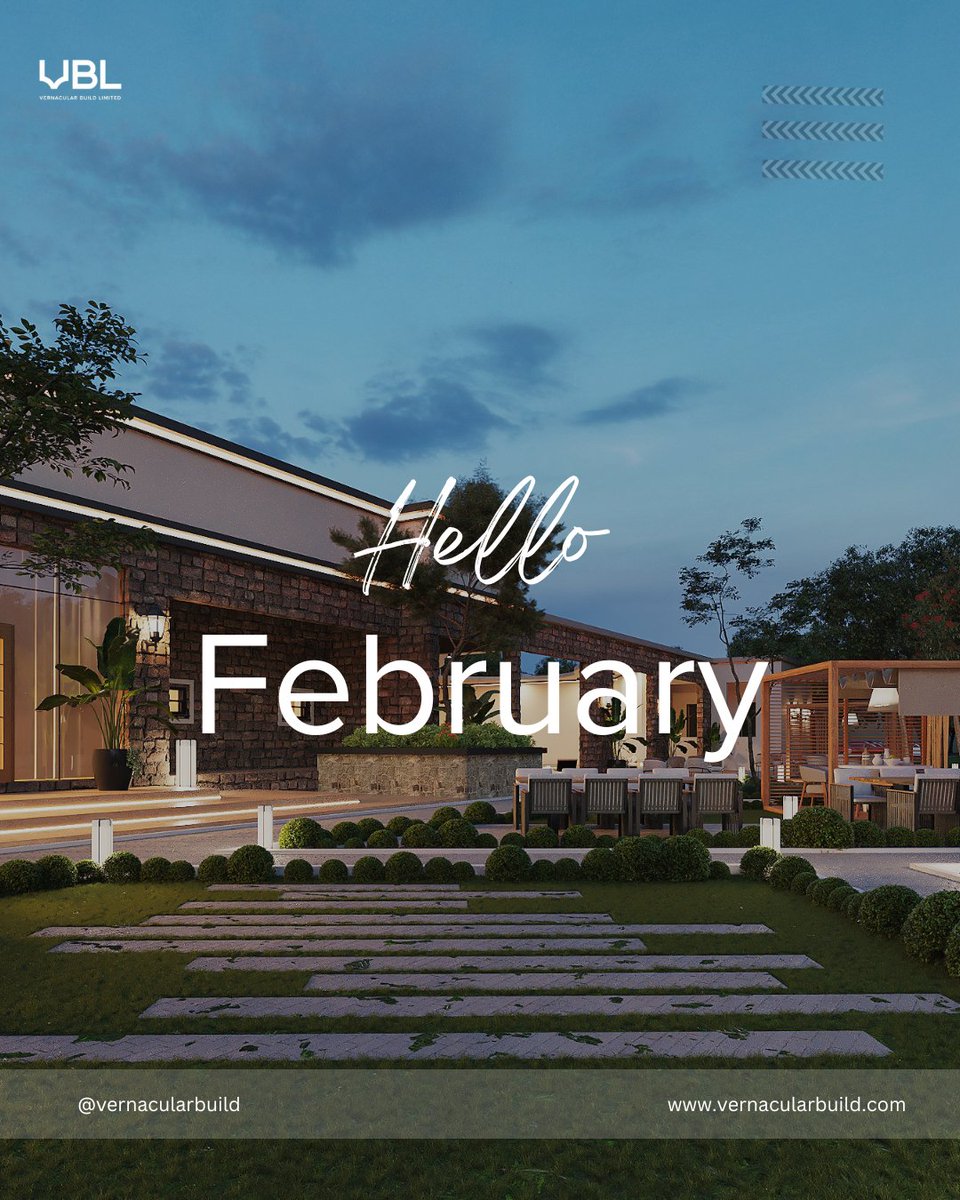 VernacularBuild's tweet image. January was a strong start defined by trust, progress, and collaboration.
As we step into February, the season of love, we look forward to building even stronger partnerships and better outcomes.
Happy New Month from #VBL 
#HappyNewMonth  #BuildingWithPurpose #Construction