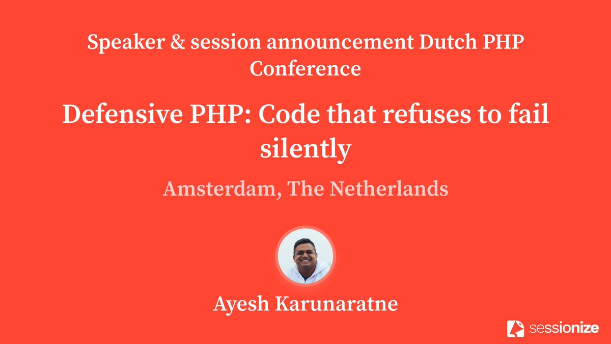 Dutch PHP Conference tweet media