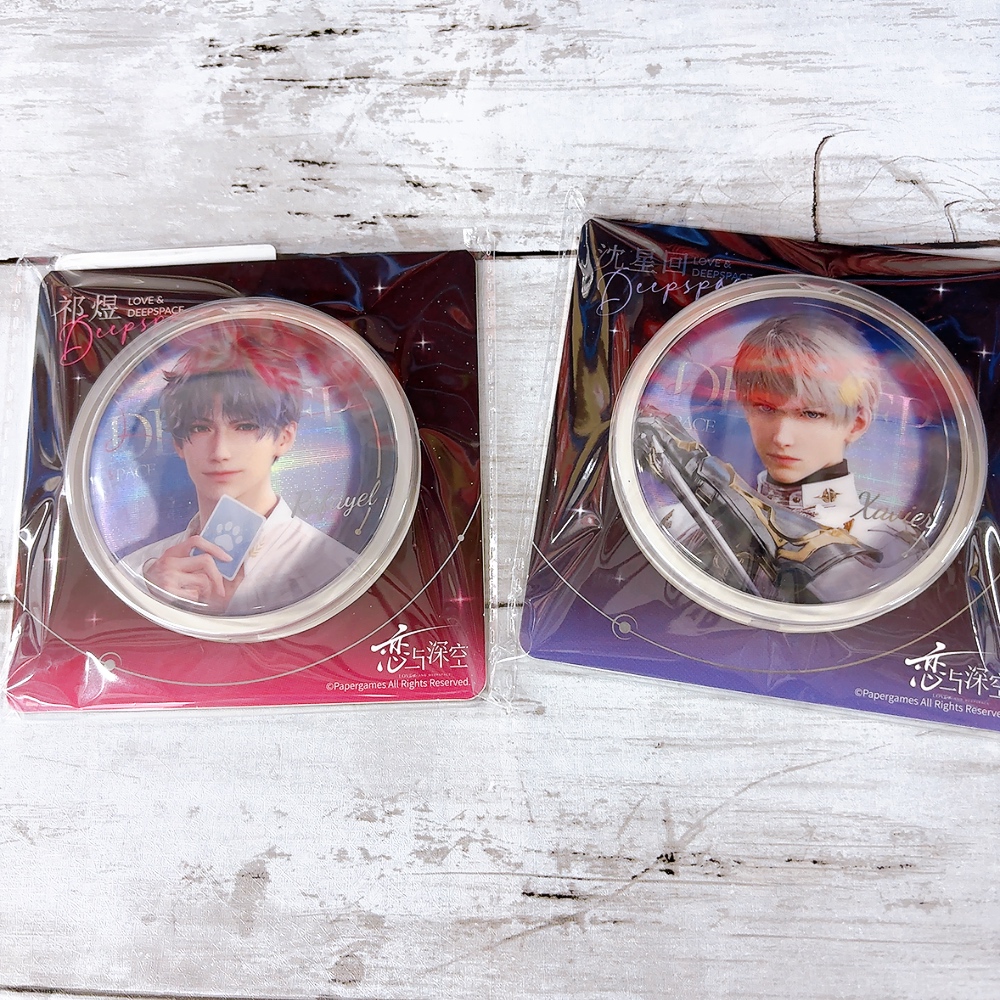 ◇入荷情報◇】 #恋と深空 ✓缶バッジ ・セイヤ ・ホムラ ・レイ