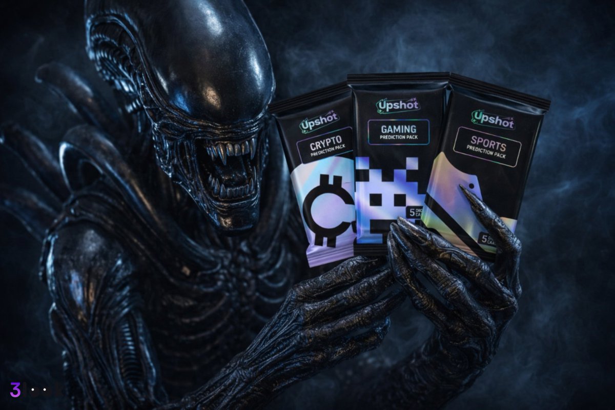 alien_ivi's tweet photo. 💎Potential gem? Private Beta access now live.
Rip Packs. Call the Future. Win Cash. Welcome to Upshot

📊 Prediction markets have always been about finance. It’s time they became about culture.

Introducing Upshot: Where collectible cards meet real-world predictions. No clunky interfaces, no finance jargon—just instant play, zero friction, and maximum virality.

Here is why you need to pay attention 👇

📦 The Mystery Pack Mechanic

It starts with a Pack. Inside, you’ll find digital prediction cards tied to upcoming events in Sports, Internet Culture, and the global zeitgeist.

• Rip the pack.

• Reveal your cards.

• Watch the event unfold.

💸 Real Value, Real Wins

If the prediction on your card comes true, you redeem cash prizes.

Winning cards can unlock cash, in-game currencies, merchandise, or exclusive experiences. You can choose to cash out or reinvest in more packs to keep the streak alive.

🔄 Trade & Collect

Buy, sell, and swap cards dynamically. The market moves as the probability of the event changes.

📅 Daily Check-In: 5 FREE Cards Every Day!

You don't have to spend to play.

Log in to Upshot every single day to claim a Free Mystery Pack containing 5 prediction cards. These aren't just fillers—they are your ticket to winning prizes.

🔥 Maintain Your Streak

Don't break the chain!

Keep your daily login streak alive to unlock bigger bonuses and exclusive rewards. The longer your streak, the better the loot.

@upshot_cards @3look_io 
#Prediction #Crypto #Alien #Airdrops