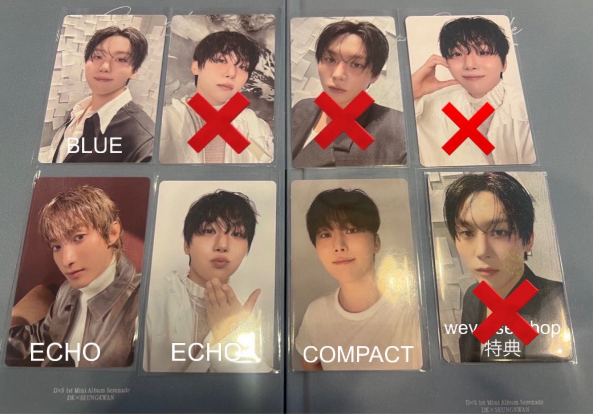 SEVENTEEN セブチ DxS ドギョム スングァン Serenade 交換 特典