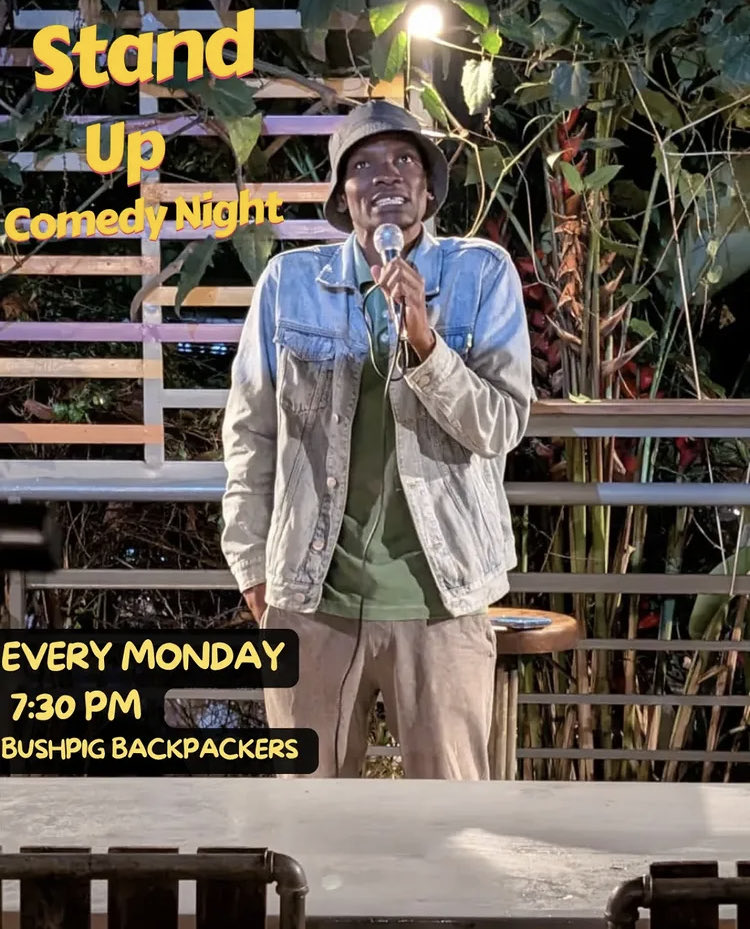 LaughMarabstork's tweet photo. Our Open Mic Night returns tonight at Bushpig (Acacia Avenue). Catch up to 10 Comedians bringing the funnies. Entrance is free. https://t.co/ctlvpJtZkE
